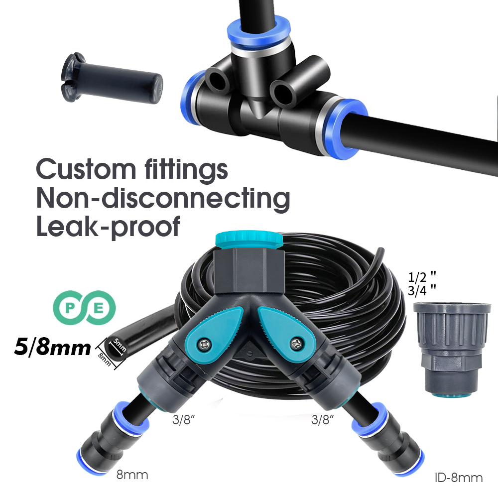 5/8mm PE Hose Sprayer Kit 60W  - Automatic Plant Waterer recension och pris