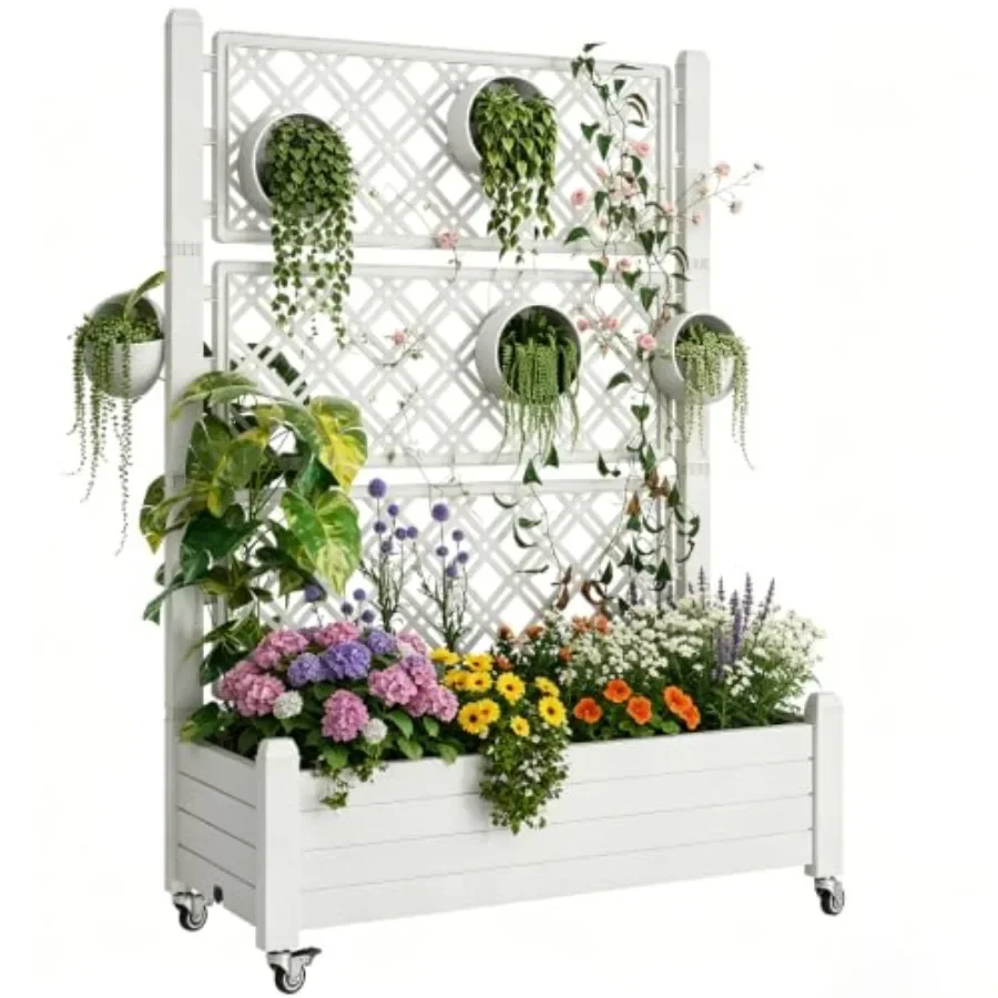 Trellis Raised Garden Bed, Sel - Self-Watering Planter recension och pris